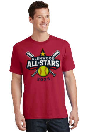 Glenwood Juniors Softball 2025 allstars Tshirt