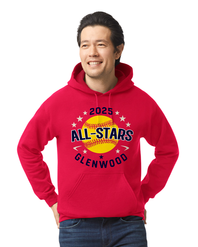 Glenwood Majors Softball 2025 All Star Hoodie