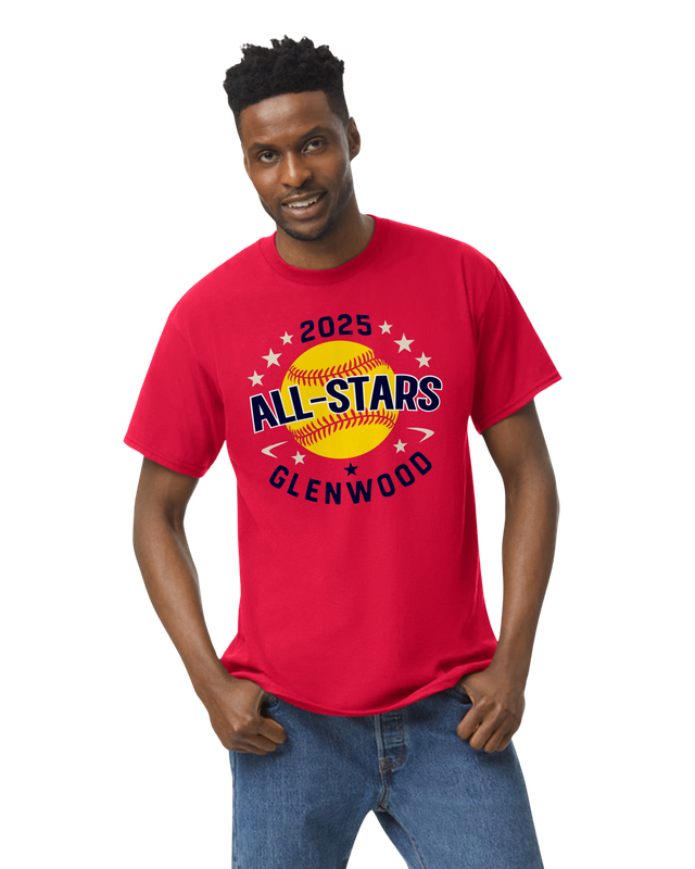 Glenwood Majors Softball 2025 allstars T-shirt