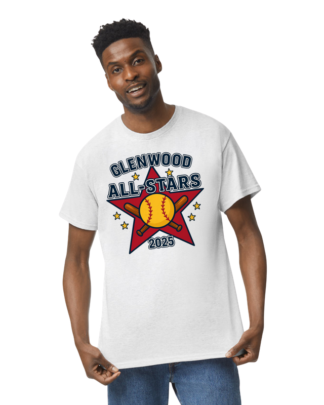 Glenwood Minors Softball 2025 allstars T-shirt