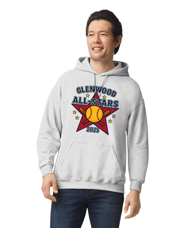 Glenwood Minors Softball 2025 All Star Hoodie