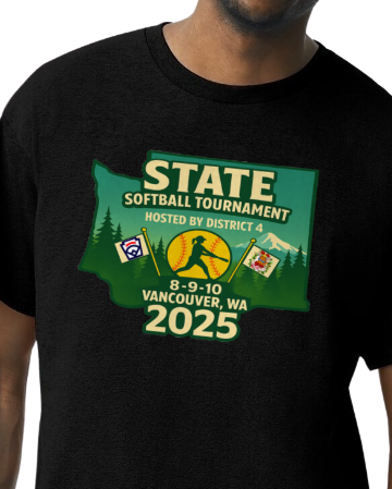 Wa State 8-10 Softball Tournament Tshirt