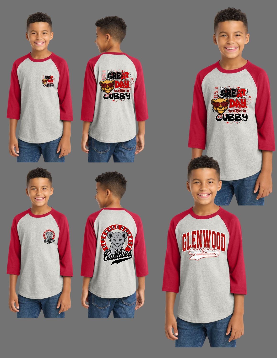Glenwood Heights  Baseball T-shirt