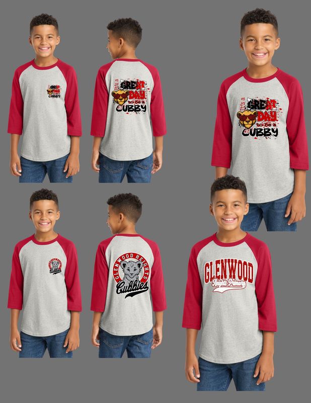 Glenwood Heights  Baseball T-shirt