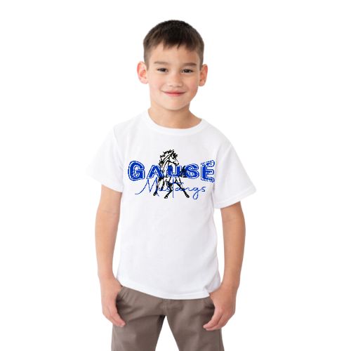 Gause Mustangs with Mustang t-shirt