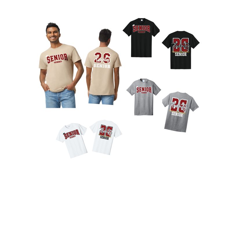 2026 Prairie Senior with graduation cap Tshirts