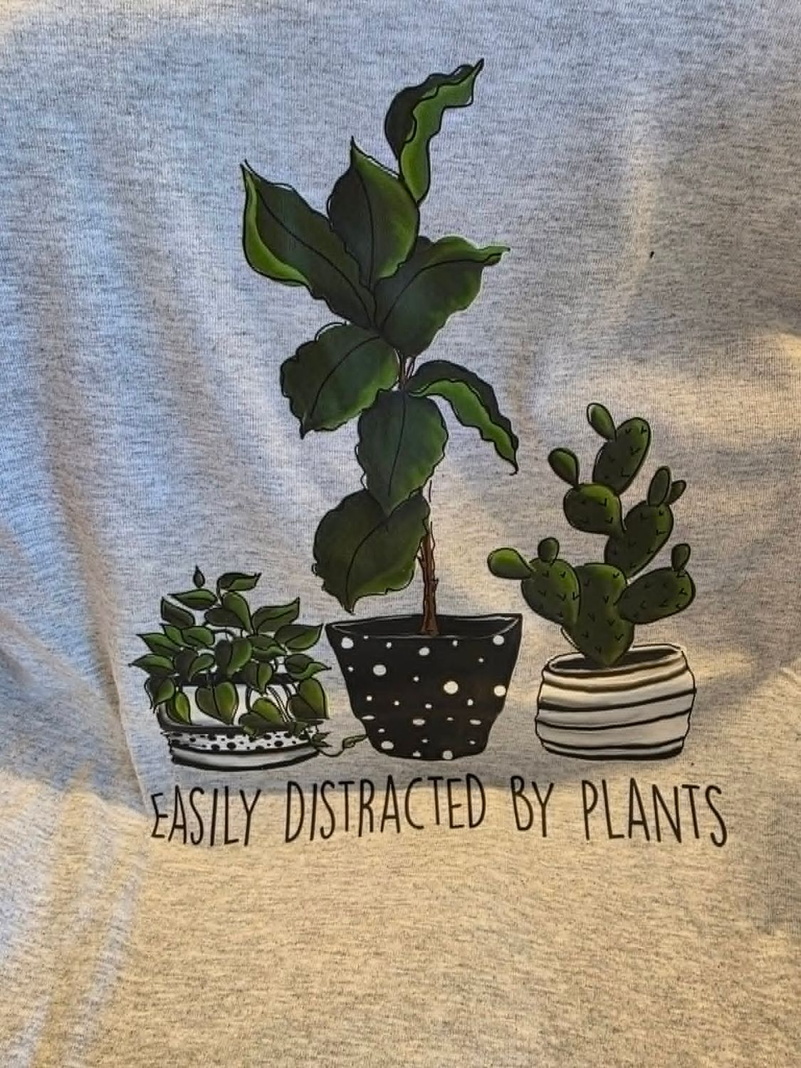 DISTRACTED BY PLANTS
