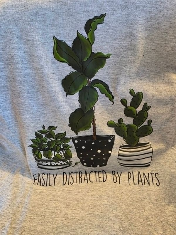 DISTRACTED BY PLANTS
