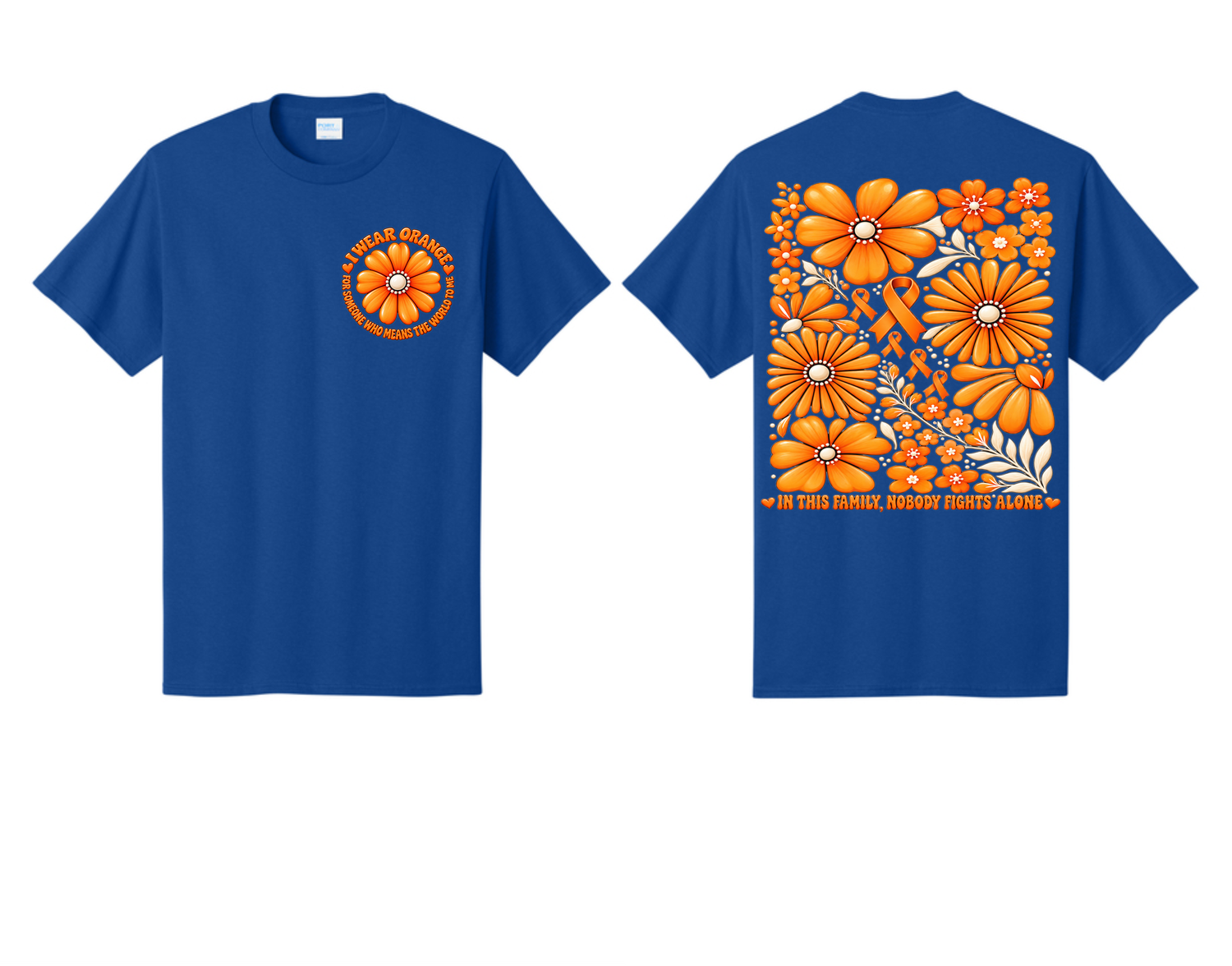 -Abigail's Design I wear Orange for someone who means the world to me