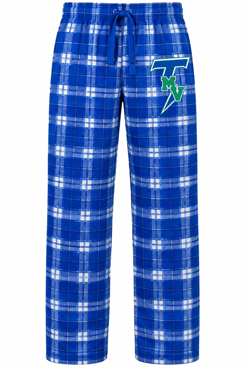 Mountain View Thunder Royal Blue Plaid Pajama Pants