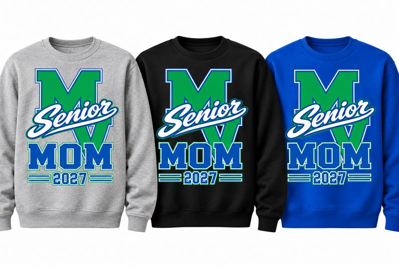 Senior Mom 2027 Sweatshirts – Mountain View Pride
