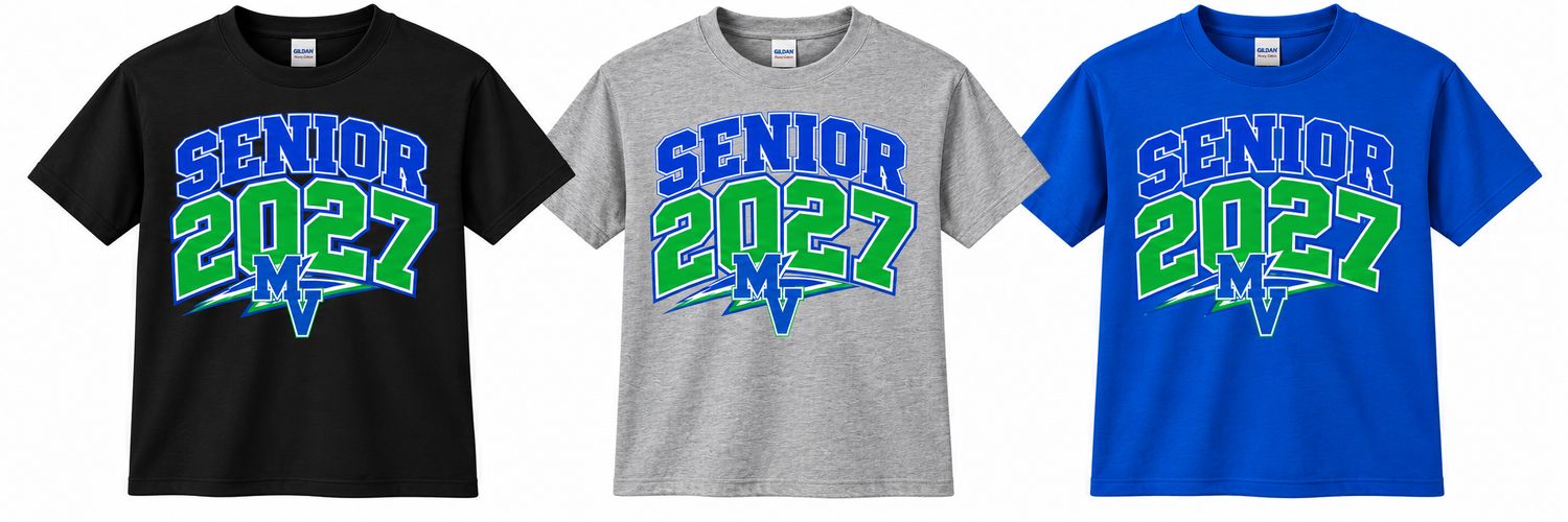 Senior 2027  Varsity Senior 2027 small MV Tshirts