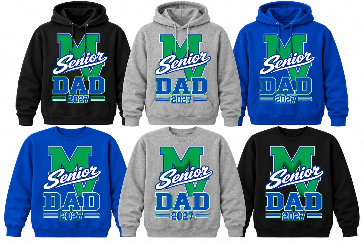 Senior DAD 2027 Sweatshirts – Mountain View Pride