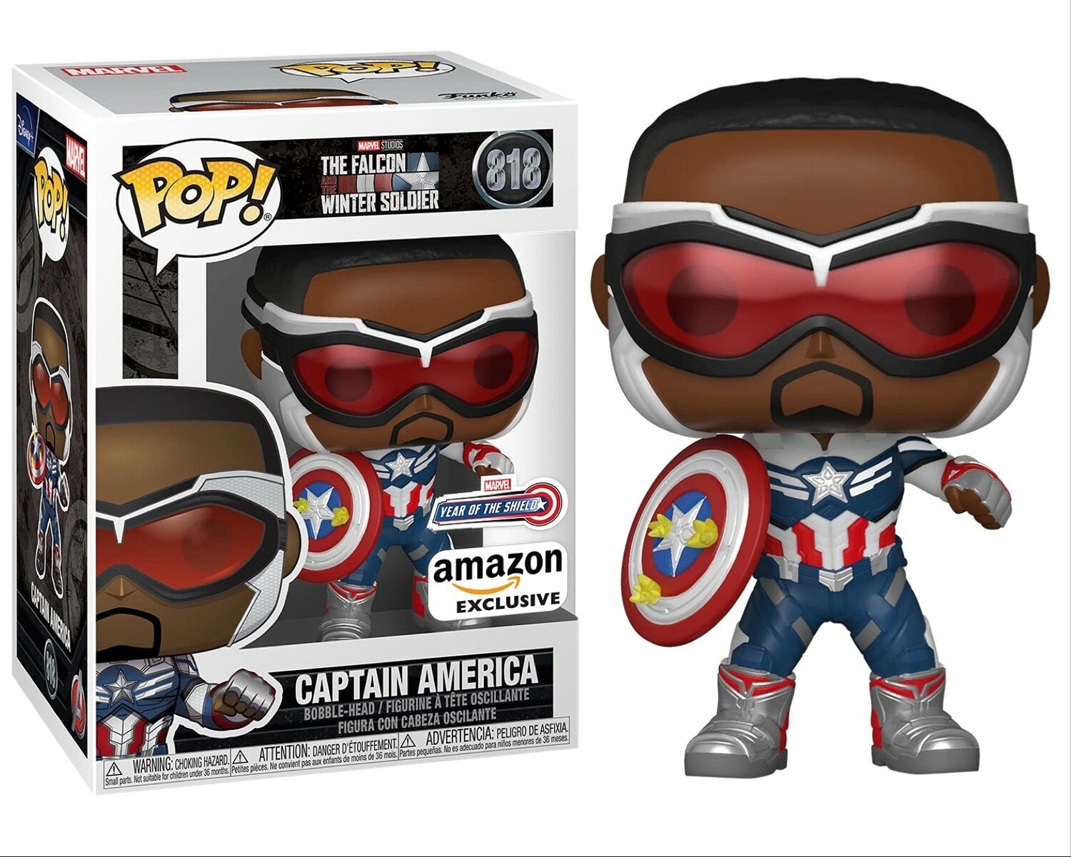 PRE ORDEN Funko Pop Captain America (Sam Wilson) Amazon Exclusive