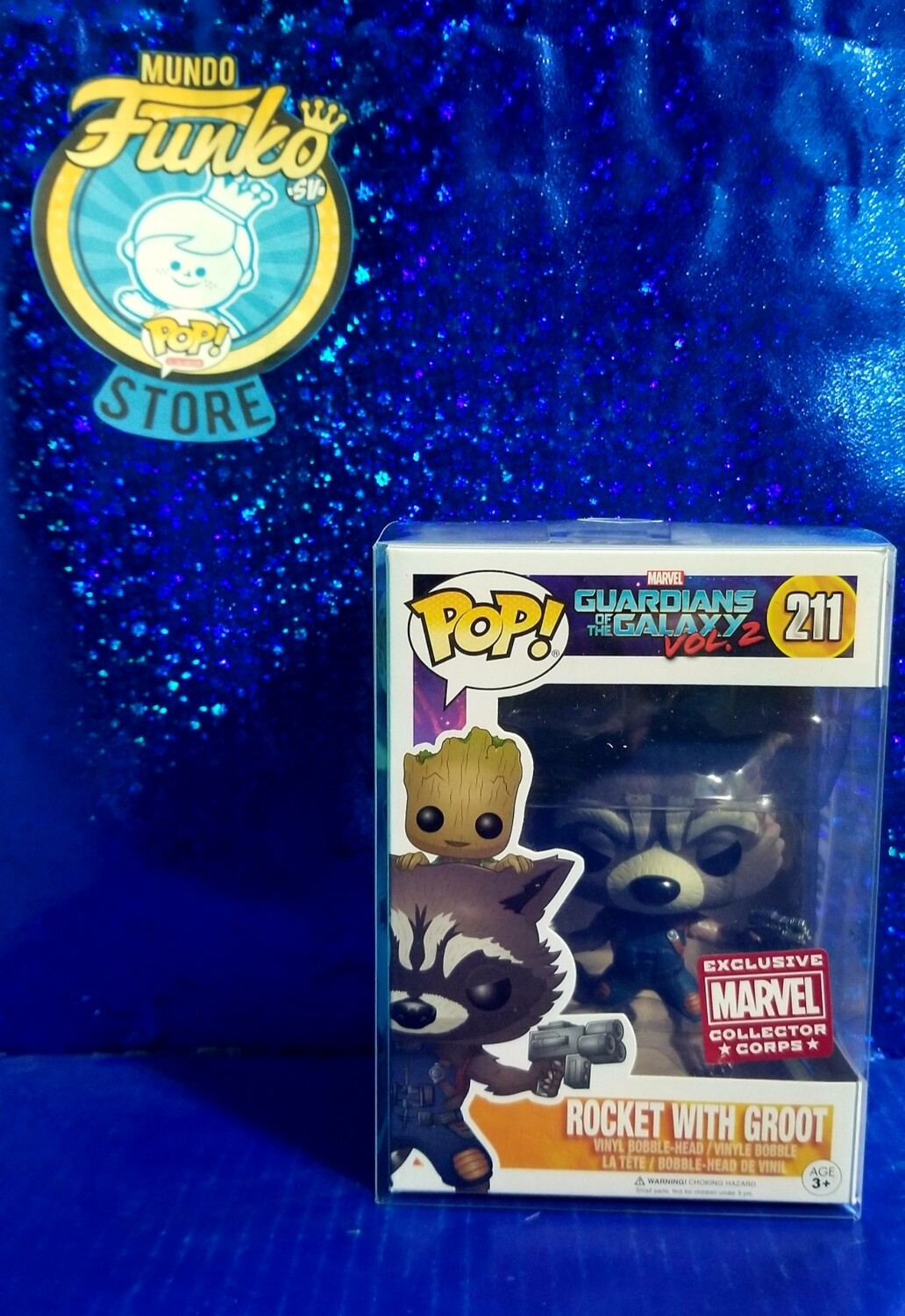 Funko pop! Rocket y baby Groot