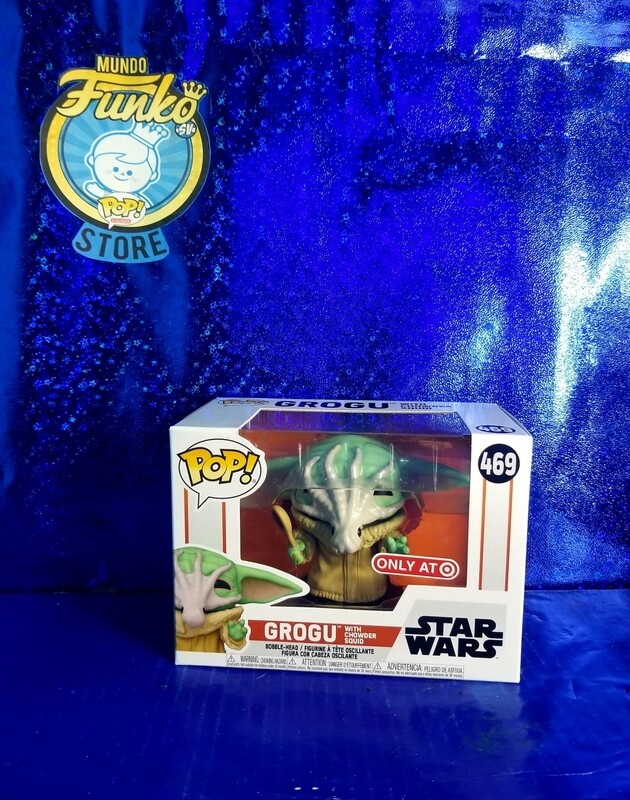Funko pop! Grogu con Calamar