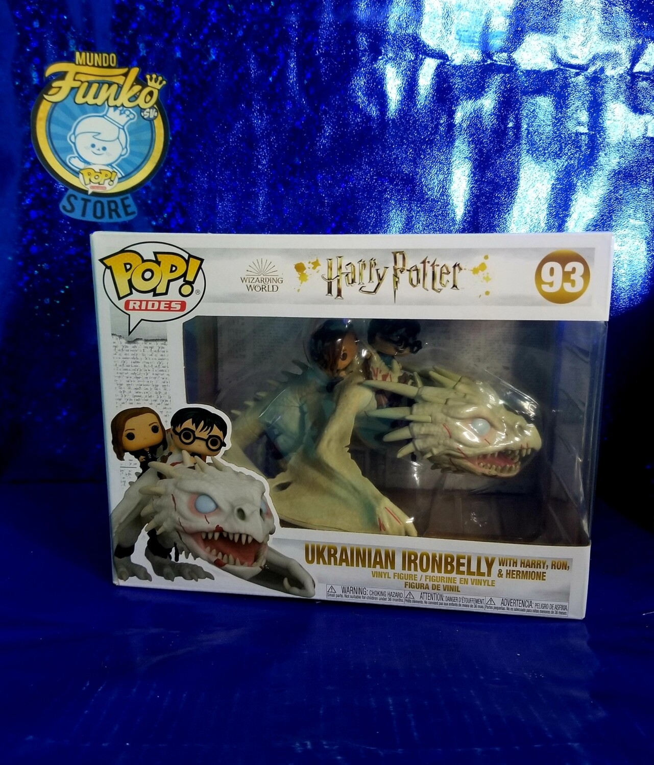 Funko pop! Harry, Hermione y Ron con dragón