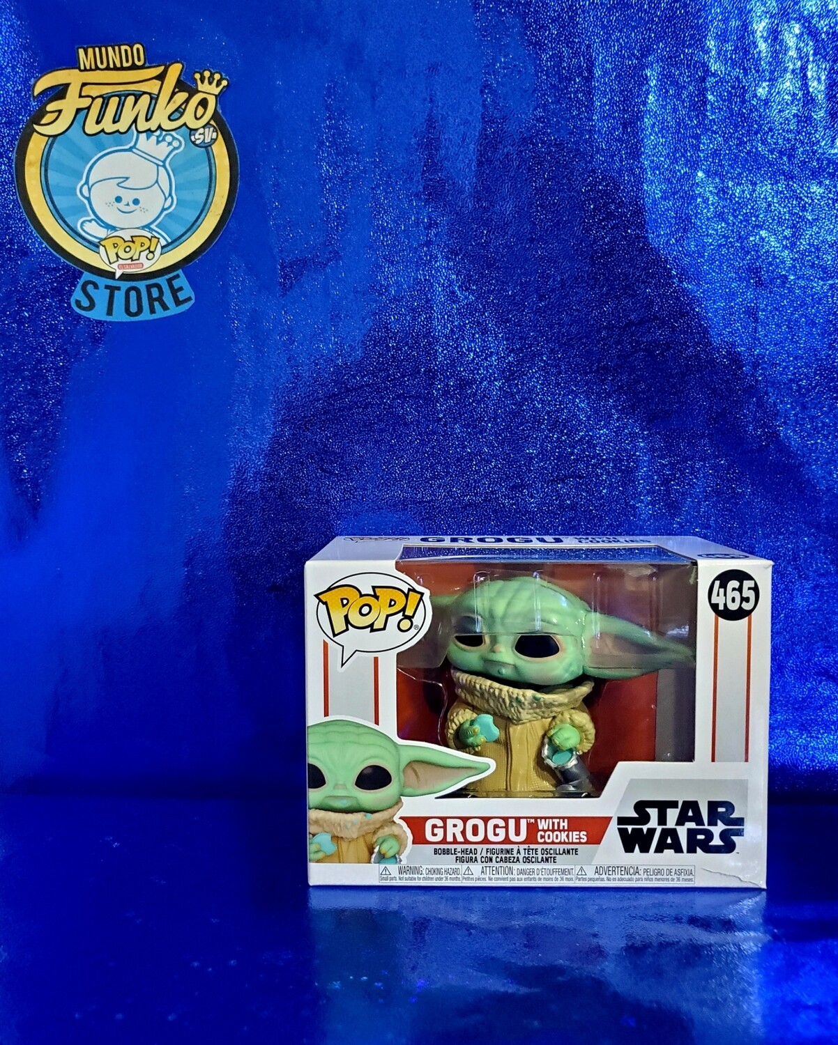 Funko pop! Grogu comiendo galletas Funko pop! Grogu comiendo galletas
