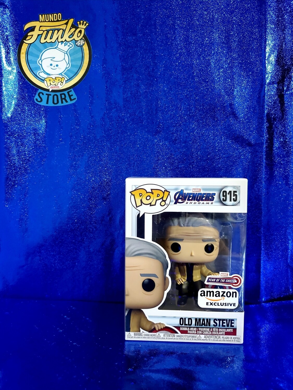 Funko pop! Old Man Steve (Capitan America Mayor)
