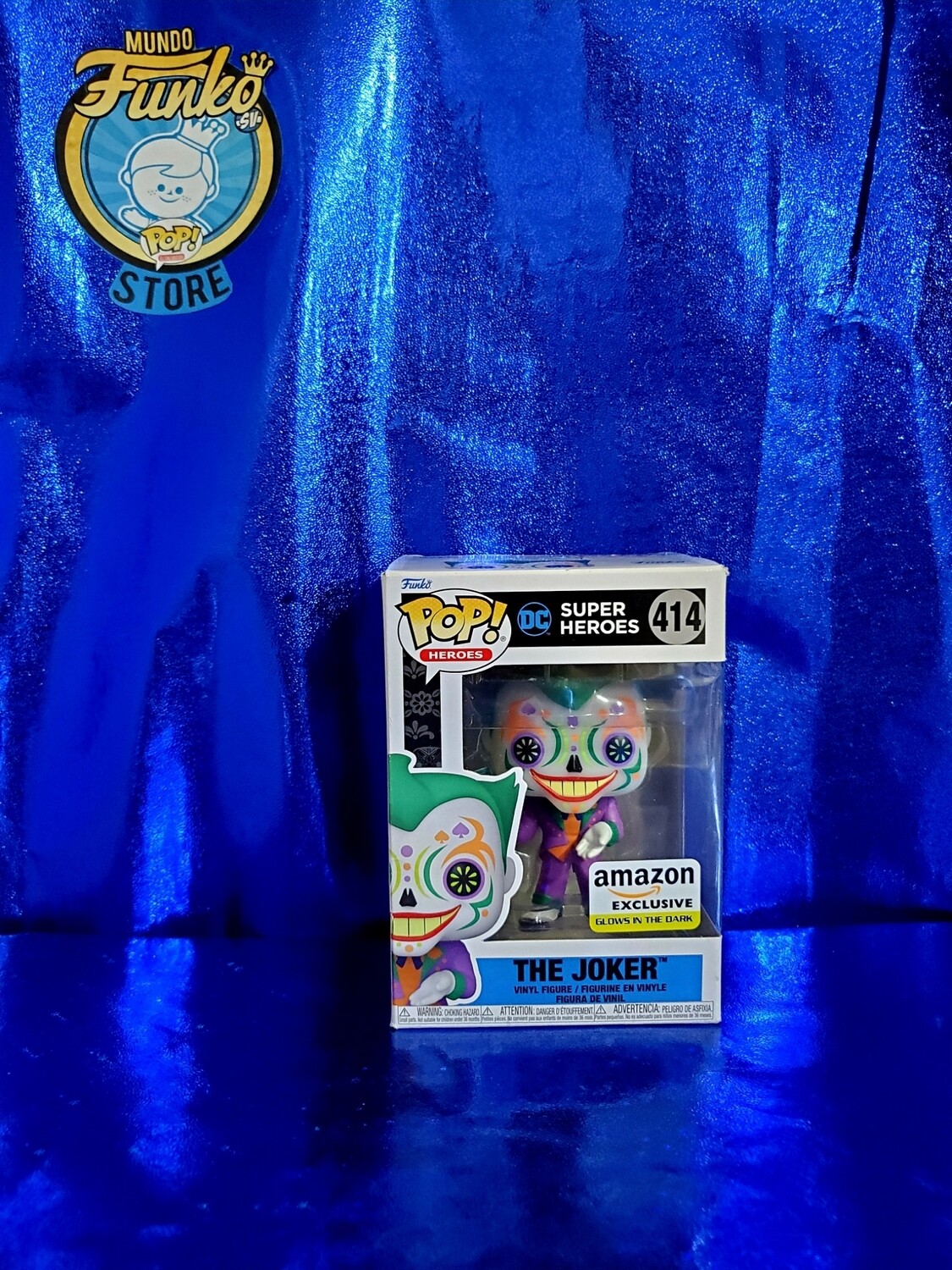 Funko Pop Joker dia de los muertos GITD (The Joker)