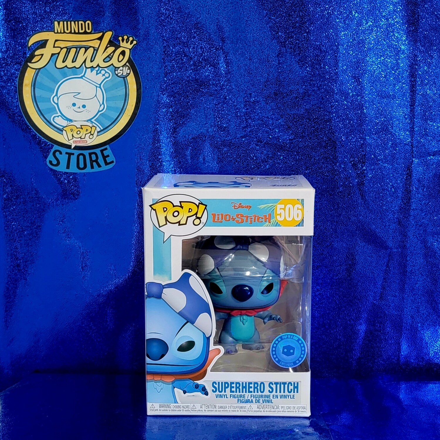 Funko pop Super h roe Stitch