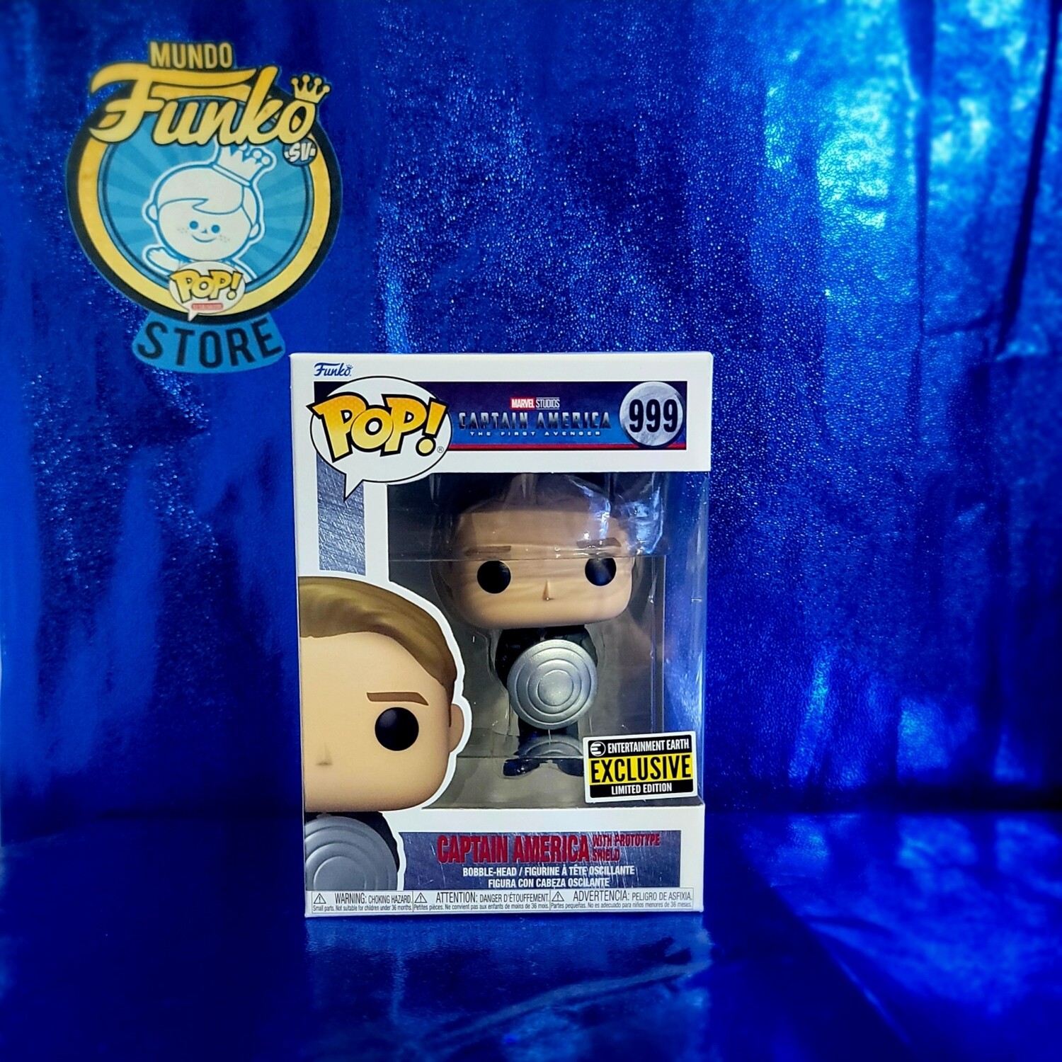 Funko Pop! Captain America with prototype shield (Steve Rogers)