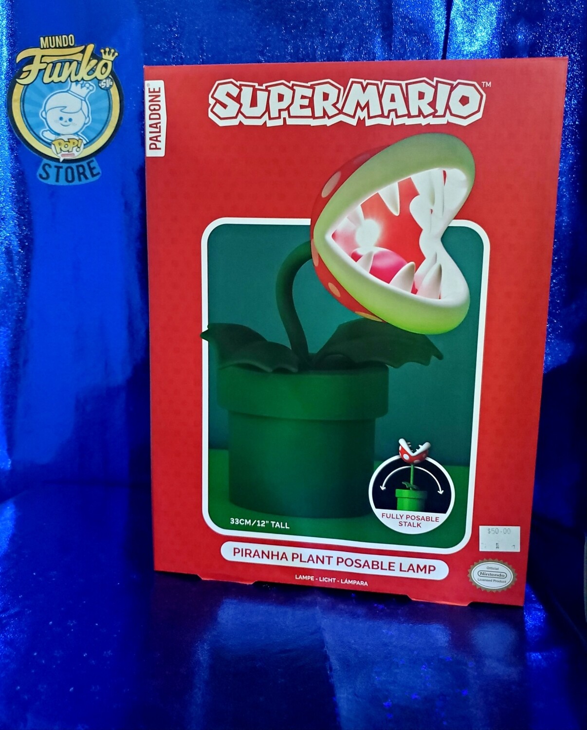 Lámpara Nintendo Planta Piraña