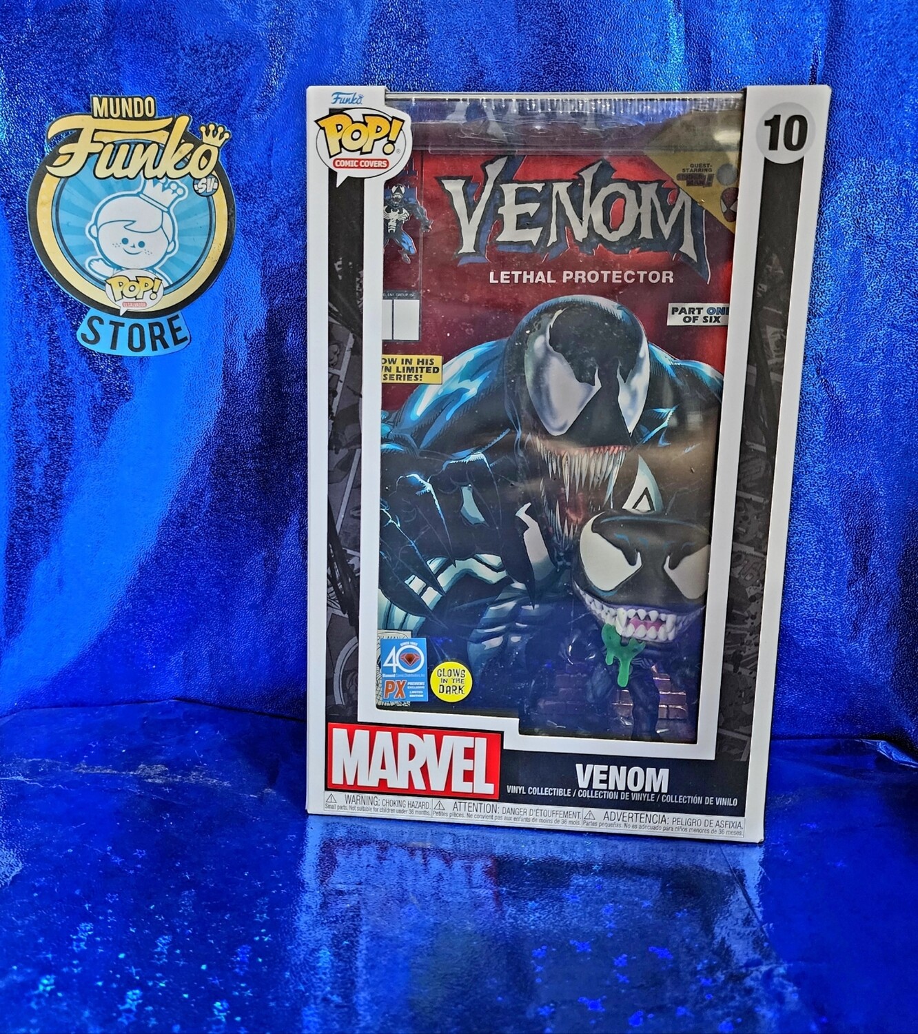 Funko Pop! Comic Cover Venom Lethal Protector GITD PX Exclusive