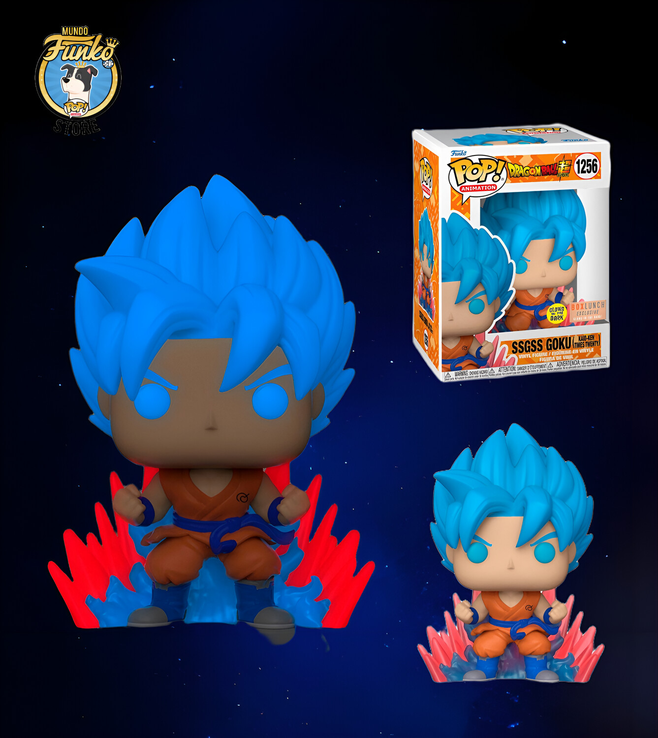 Funko pop! Goku Blue Kaio-ken