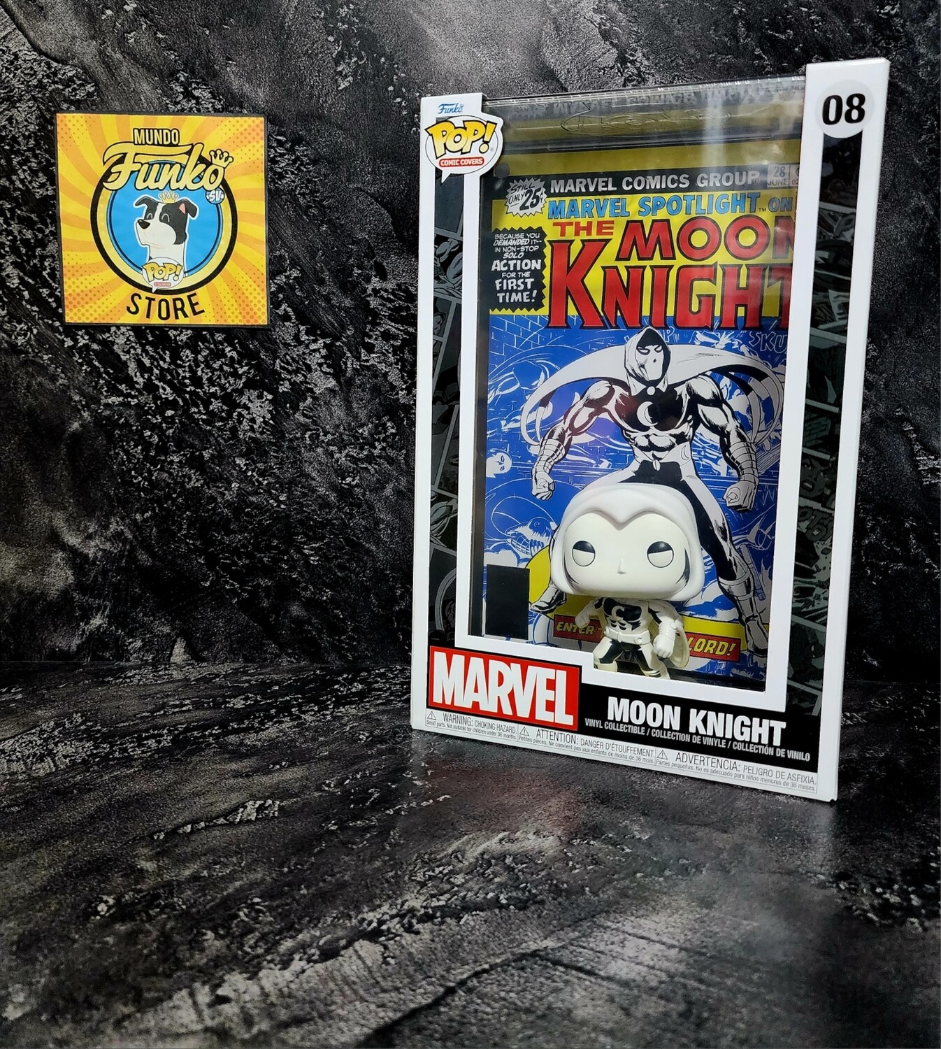 Funko pop! Moon knight Comic Cover
