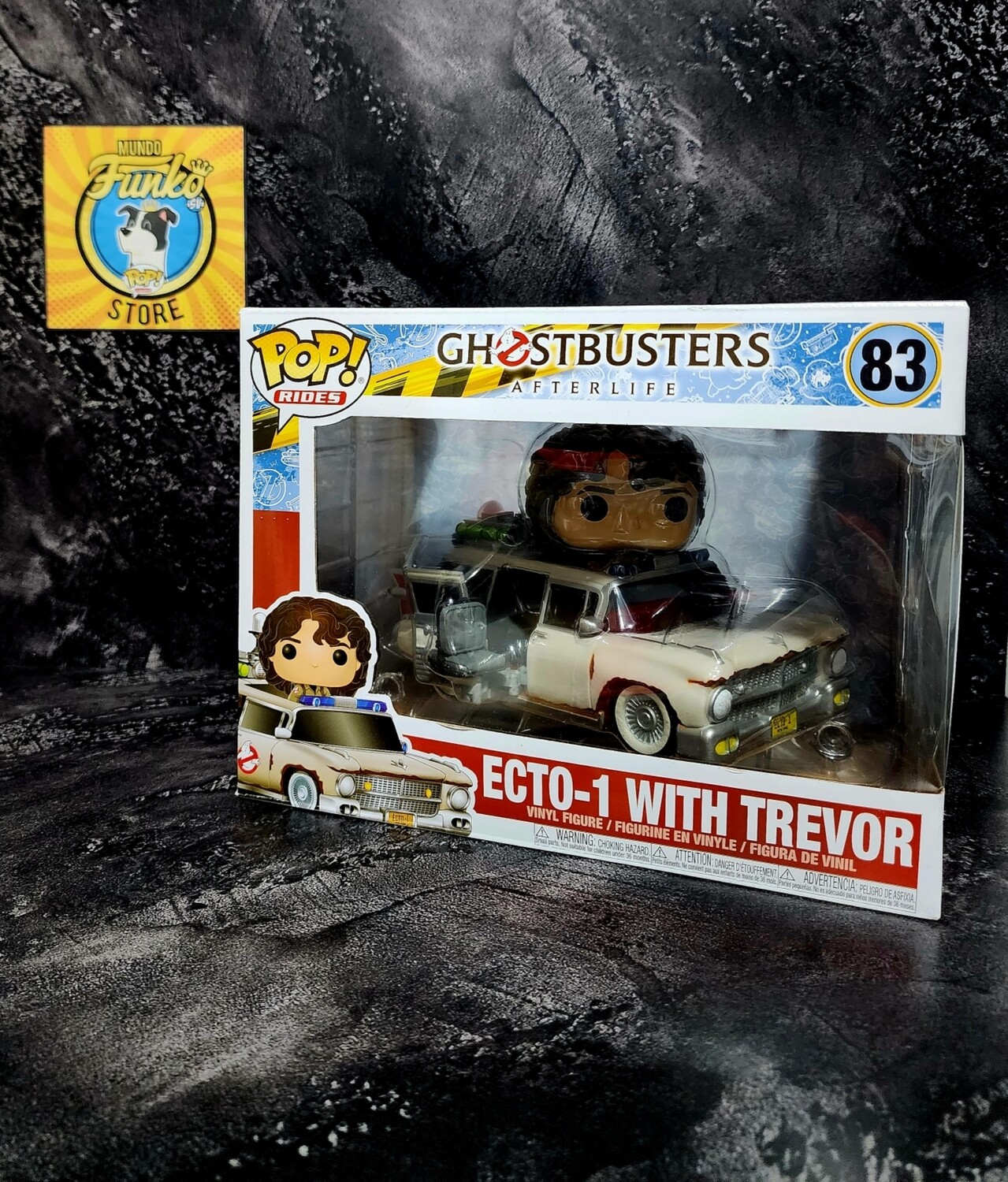 Funko Pop! Ecto-1 with Trevor (GhostBuster Afterlife)