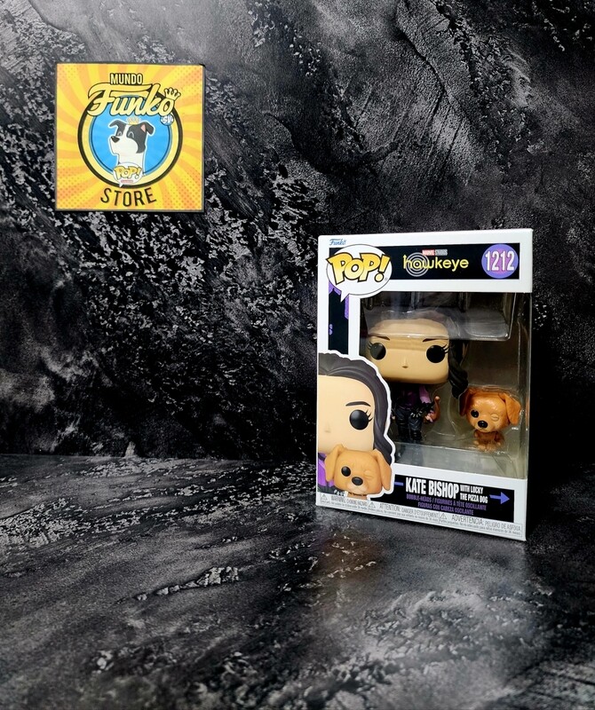 Funko pop! Kate Bishop y Pizza