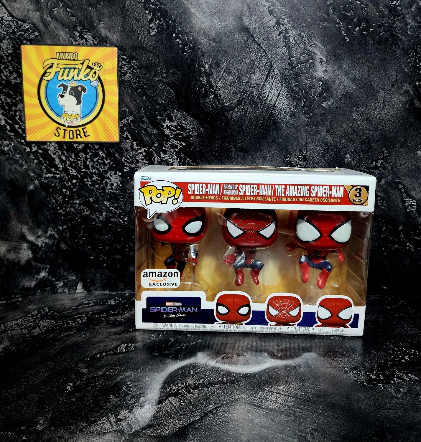 Funko pop! Spider-man 3pack Exclusivo de Amazon