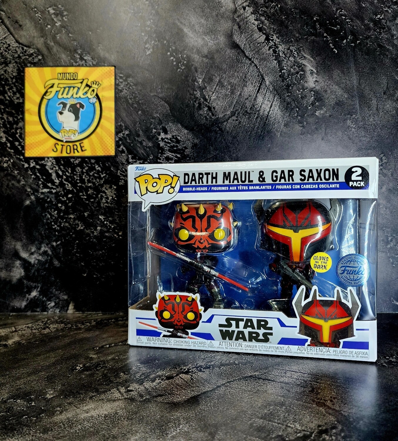 Funko pop! Darth Maul y Gar Saxon