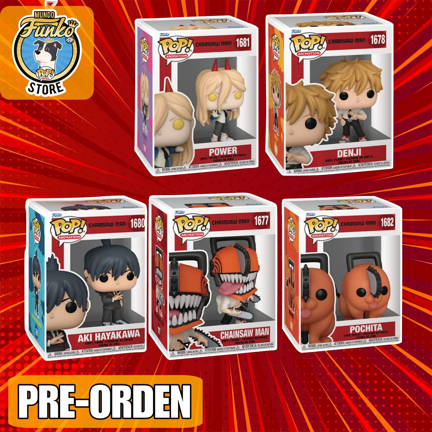 PRE-ORDEN Funko pop! Chainsaw man