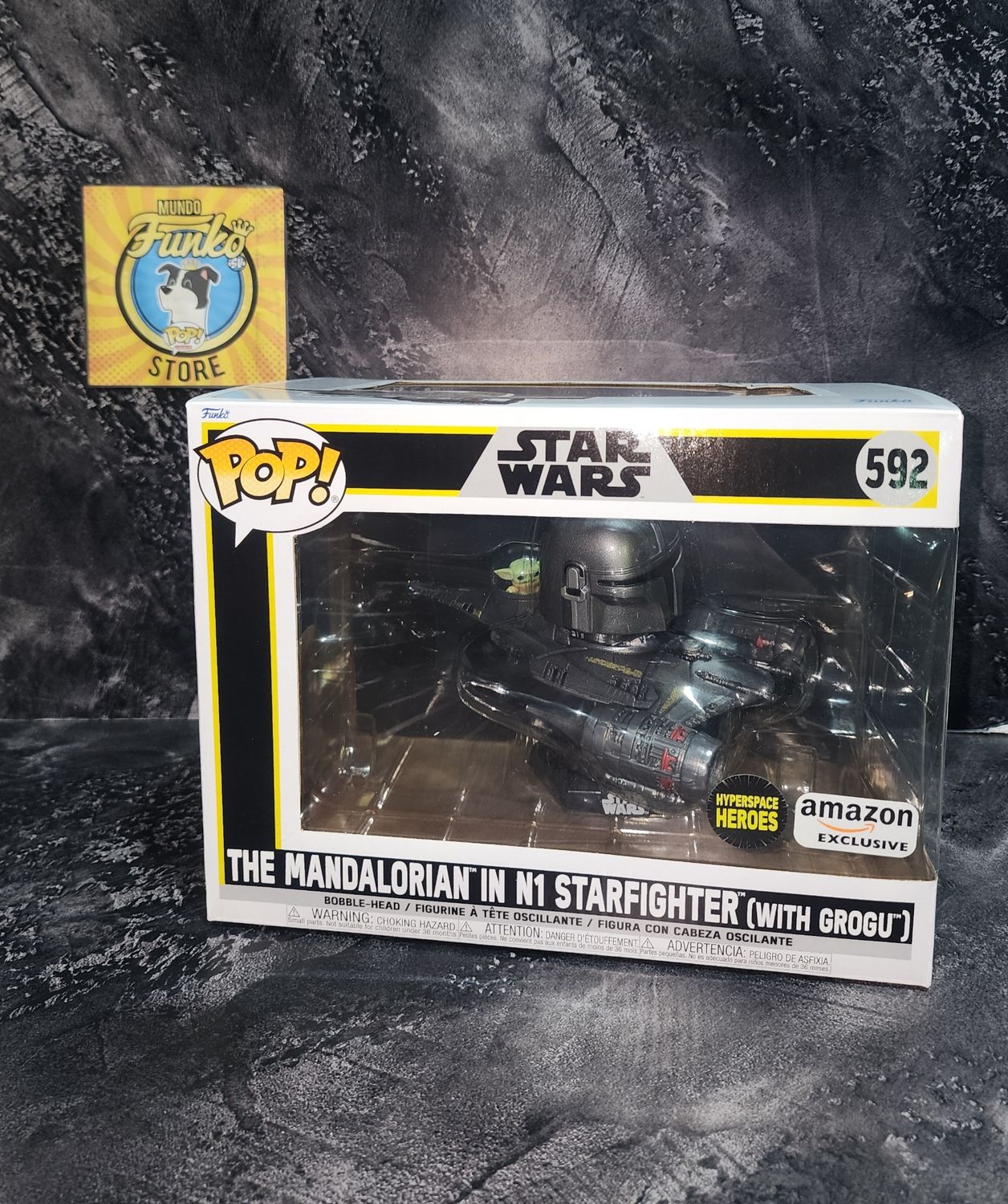 Funko pop! Mandalorian con Grogu