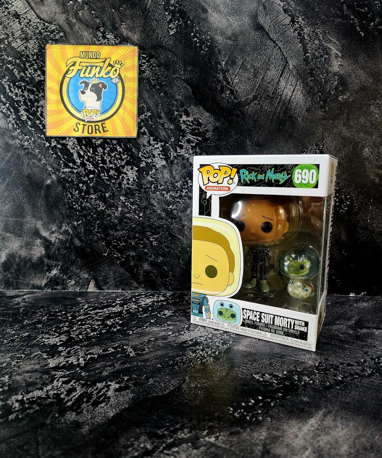 Funko Pop! Space Suit Morty with snake