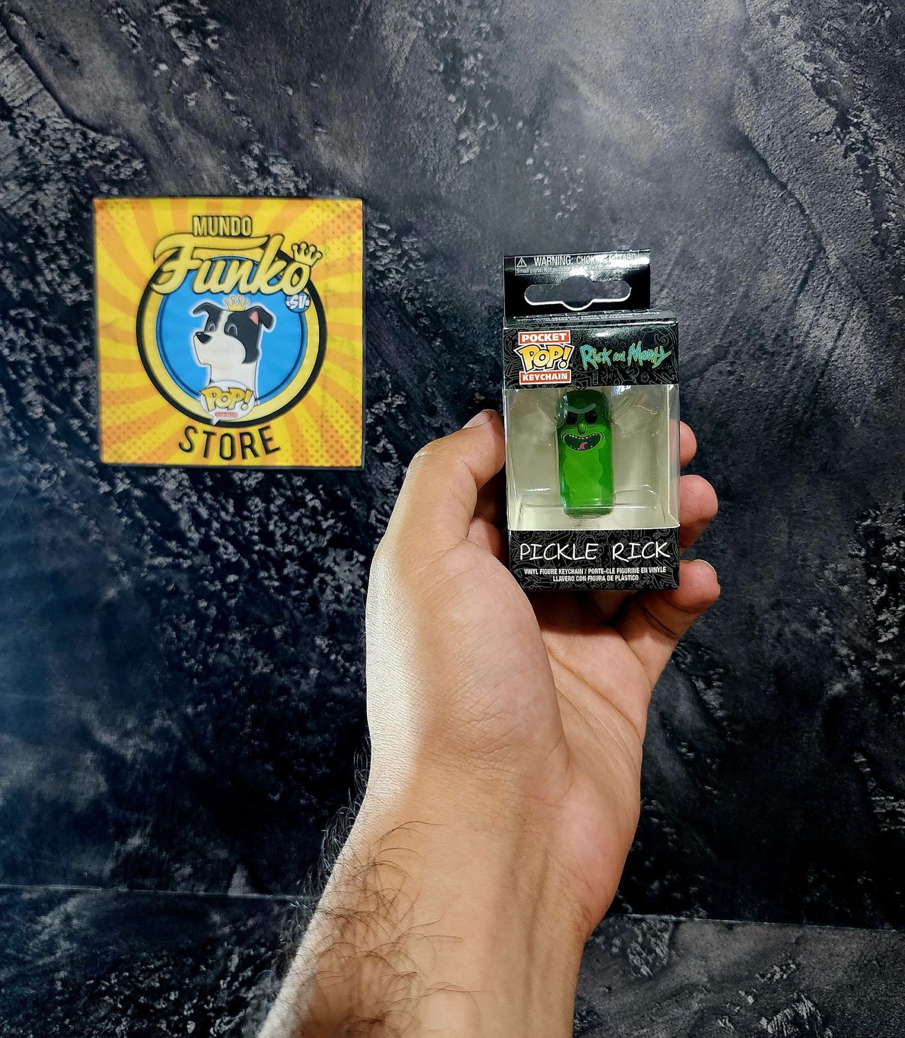 Funko Llavero pickle Rick