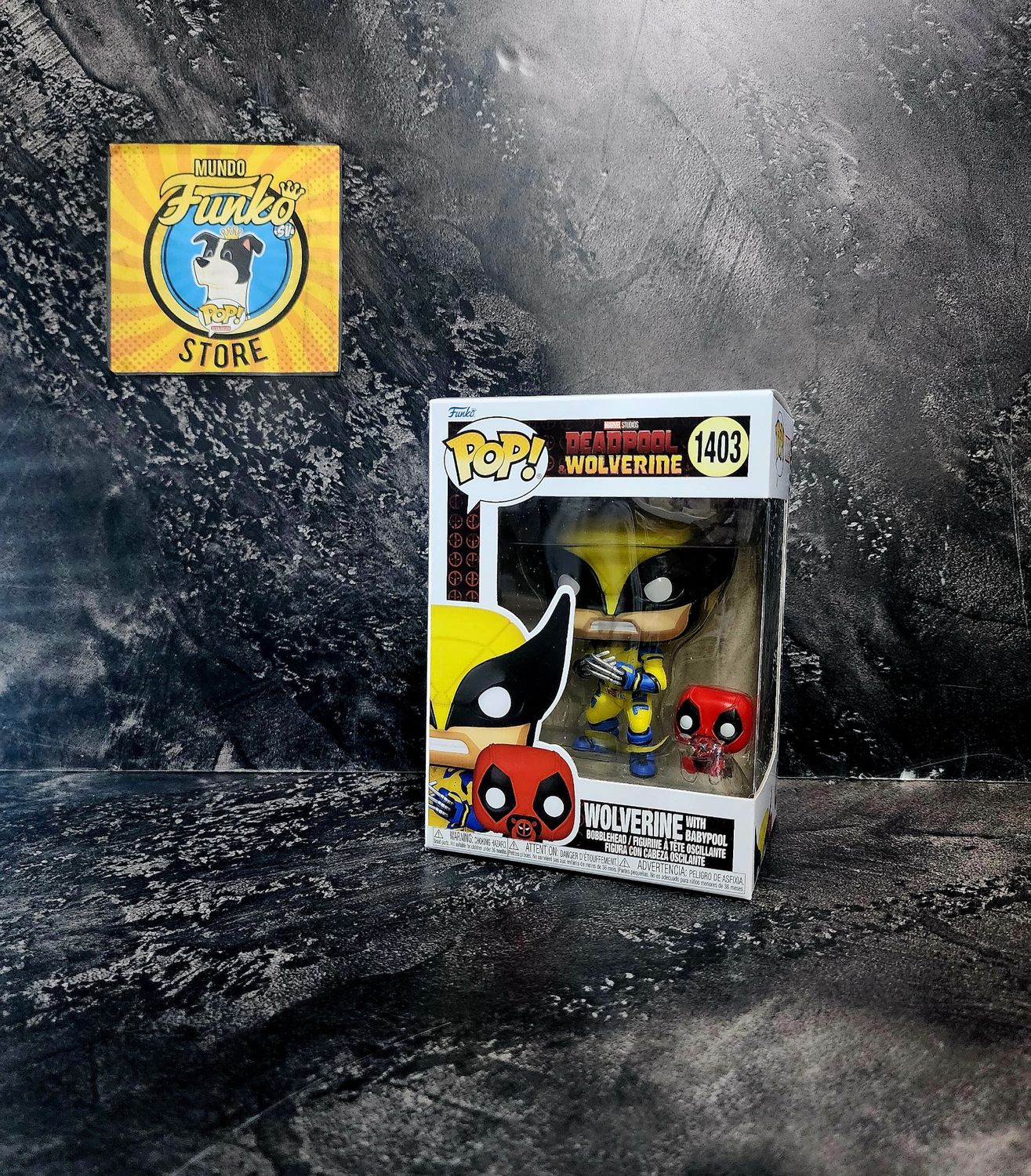 Funko Pop! Wolverine y Baby deadpool