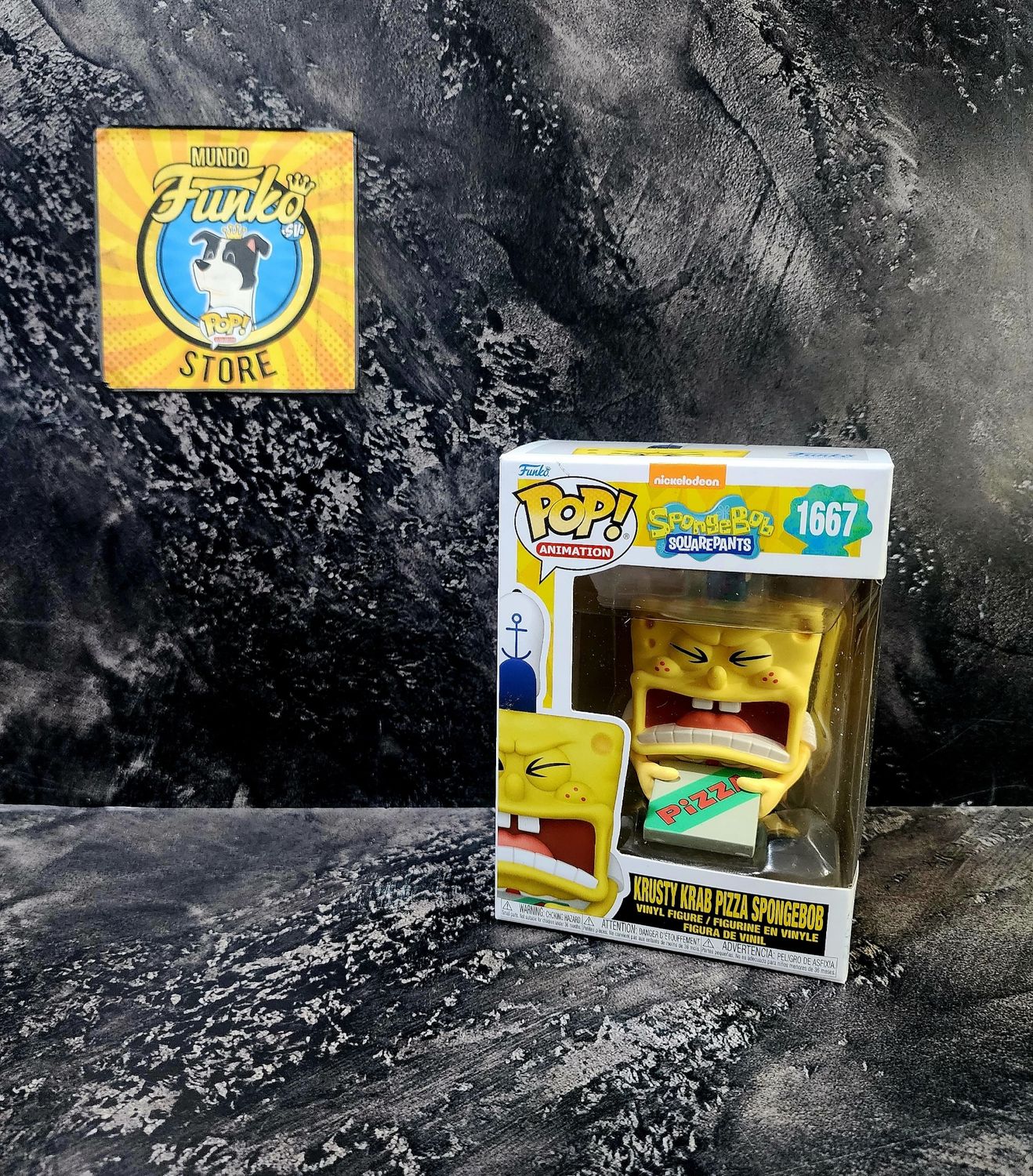 Funko pop! Bob sponja con pizza