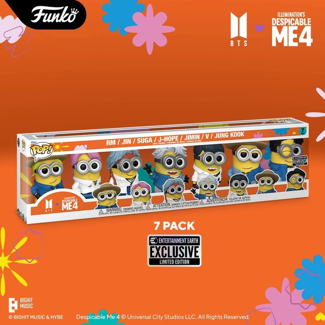 Funko pop! BTS Minions