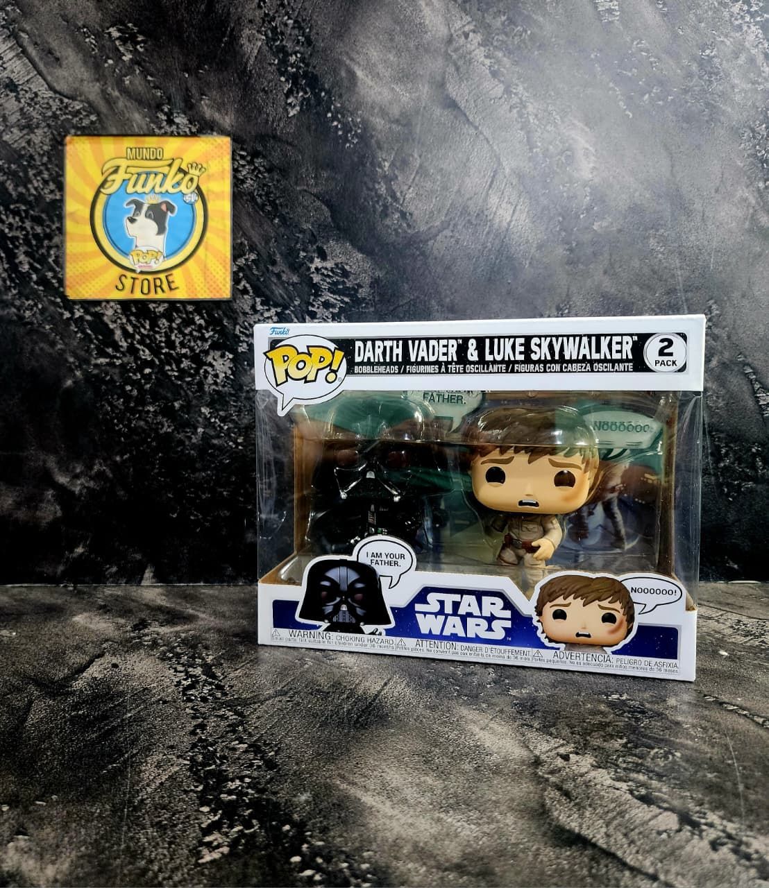 Funko Pop! Darth Vader y Luke Skywalker