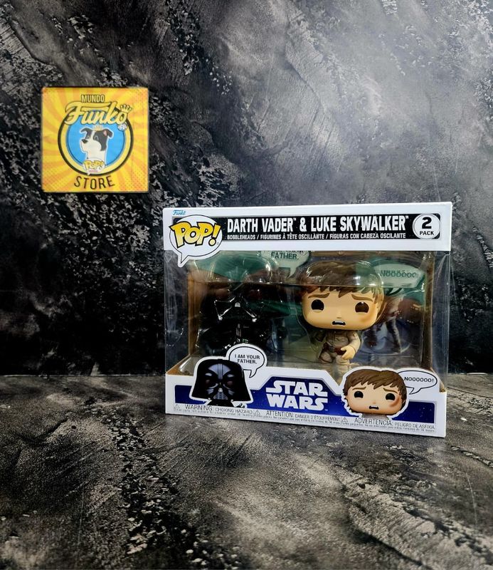 Funko Pop! Darth Vader y Luke Skywalker