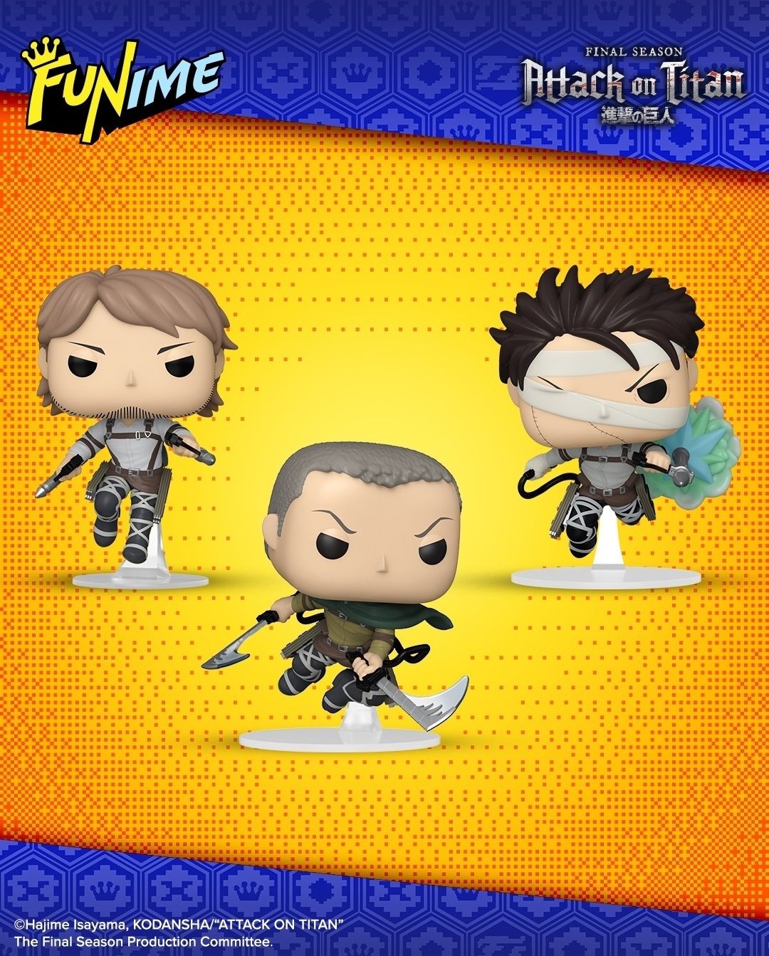 PRE-ORDEN Funko pop! Attack on titan
