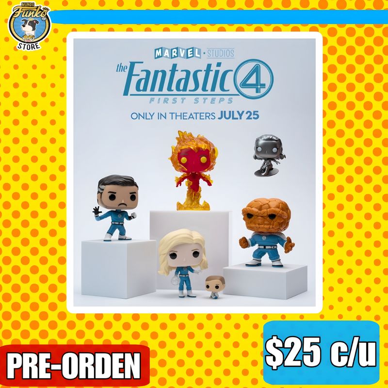 PRE-ORDEN Funko pop! 4 fantásticos