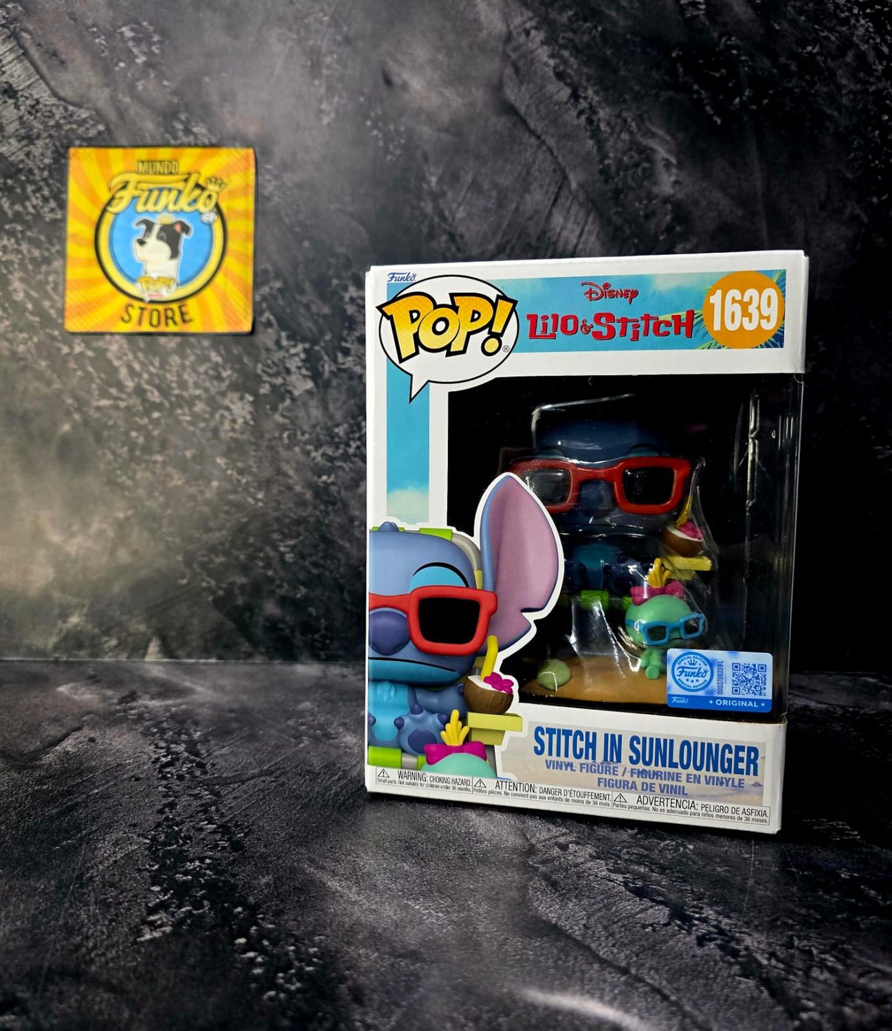 Funko Pop! Stitch in Sunlounger