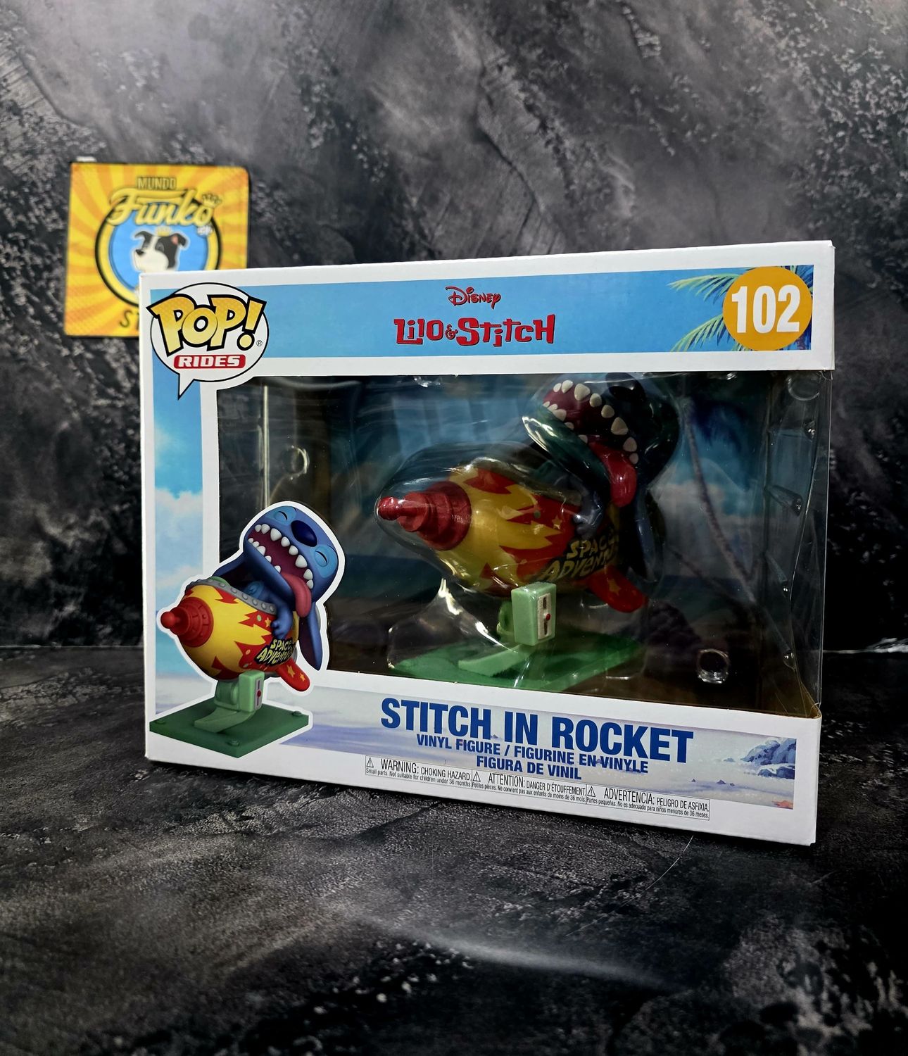 Funko Pop! Stitch en cohete
