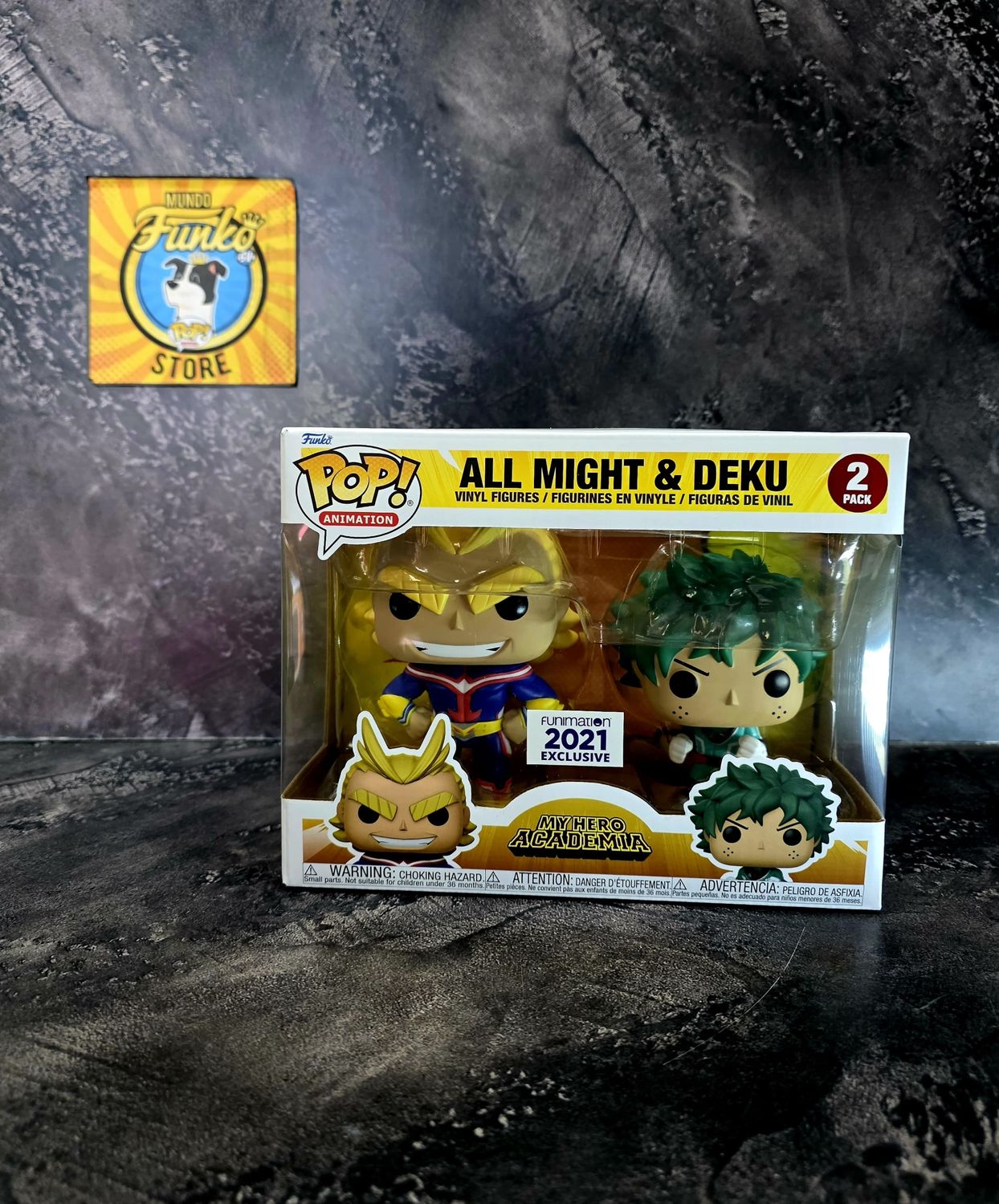 Funko Pop! All Might y izuko midoriya