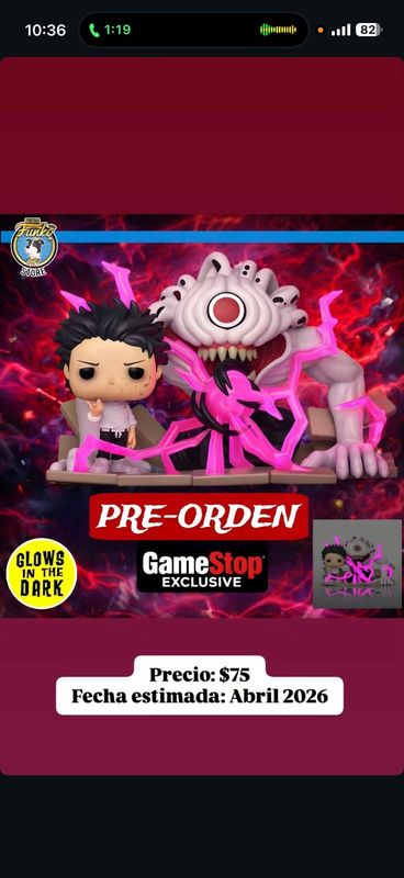 PRE-ORDEN Funko moment Jujutsu Kaisen 0