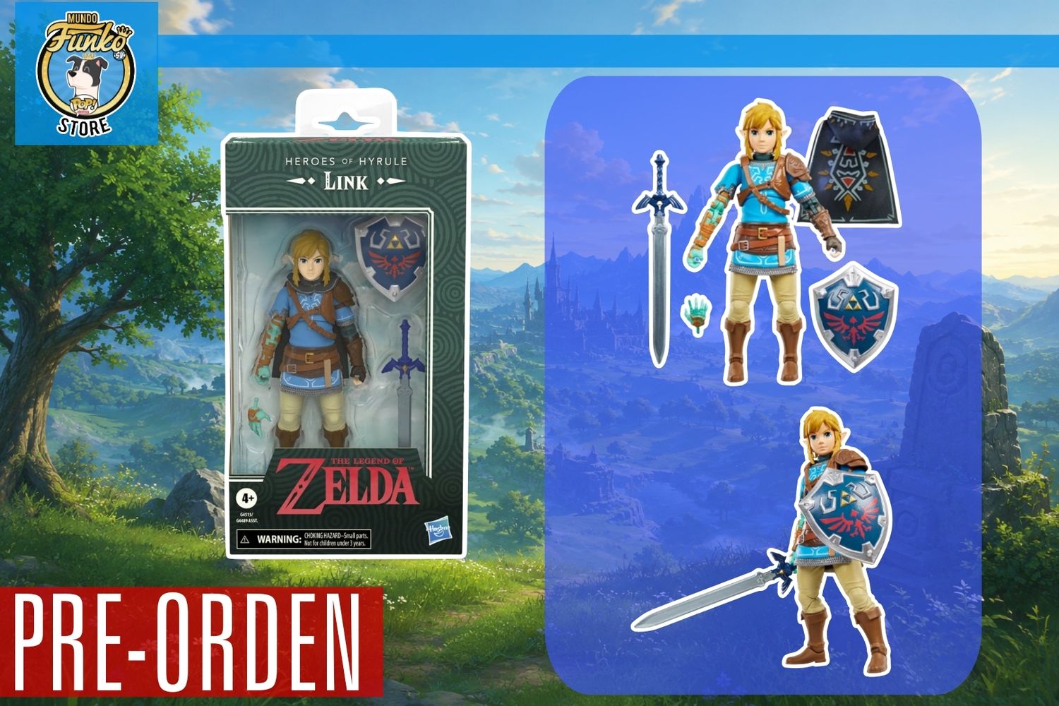 PRE-ORDEN Figura articulable LINK de ZELDA PRE-ORDEN Figura articulable LINK de ZELDA
